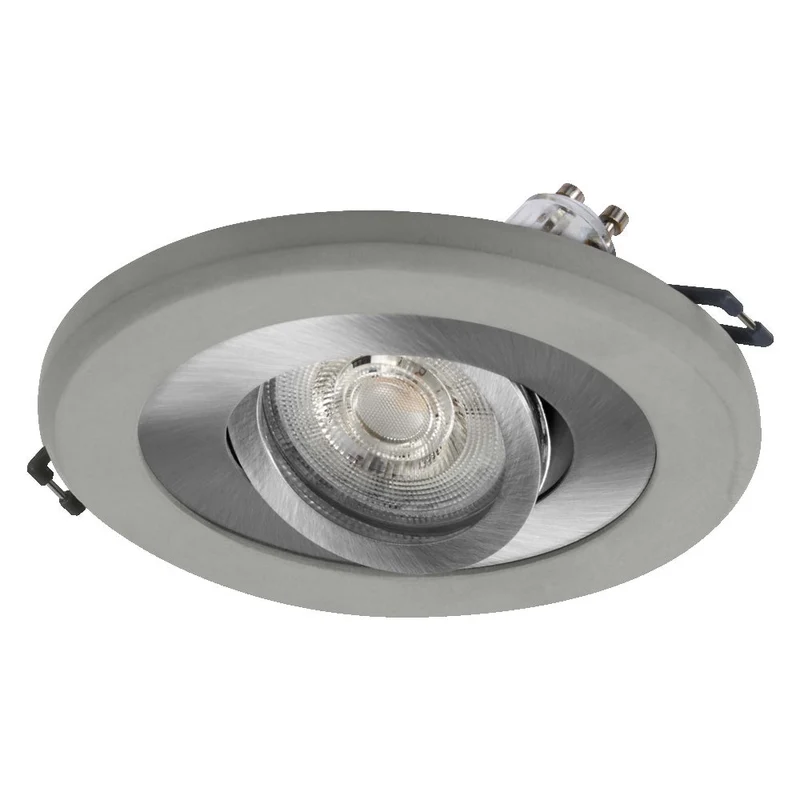 OSRAM Concrete Spot GU10 faretto da incasso 4.5W bright satinato nichel ⌀68 mm
