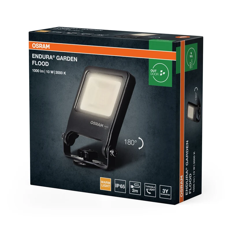 OSRAM ENDURA® Faretto da giardino esterno Spike 10W 3000K