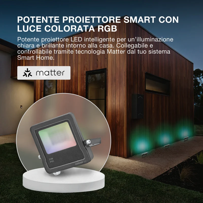 OSRAM SMART+ MATTER Faretto 50W Multicolore