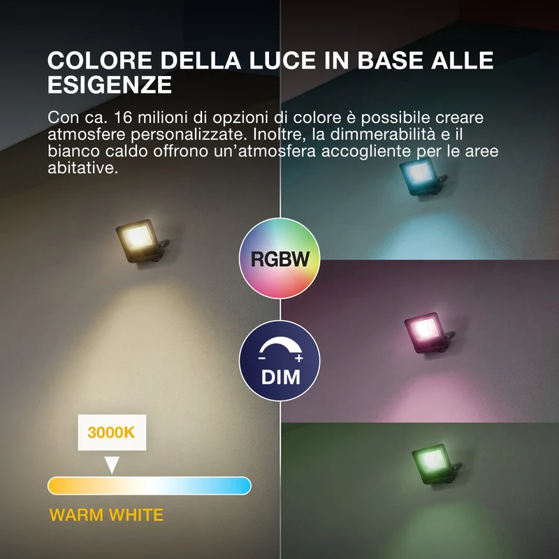 OSRAM SMART+ MATTER Faretto 50W Multicolore