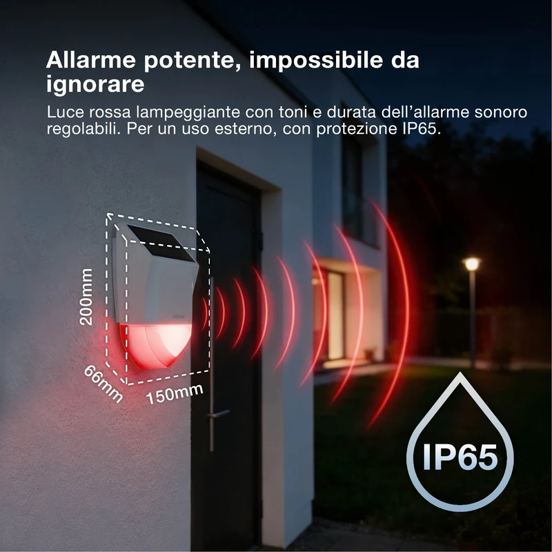 OSRAM SMART+ Sirena esterna con tecnologia WiFi