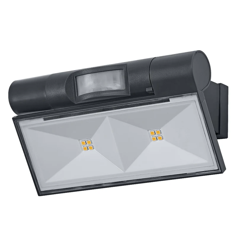 ENDURA® Style USB Regolabile Su-Giù Doppio Sensore IP44 Grigio scuro