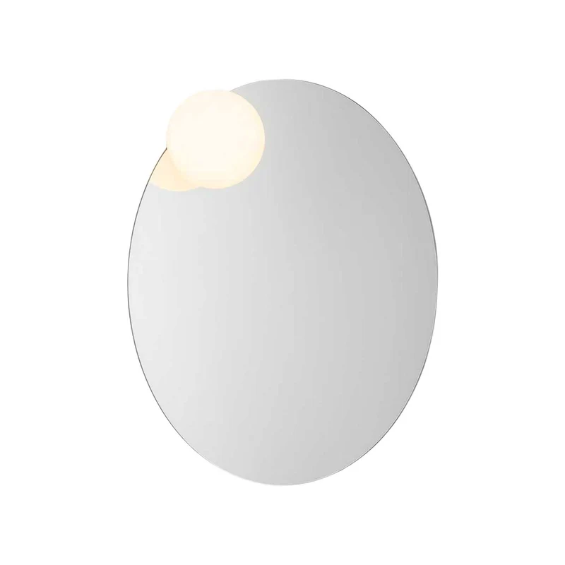 Circ - Applique murale LED IP44 en acier, style minimaliste, Ø 50 ou 70 cm