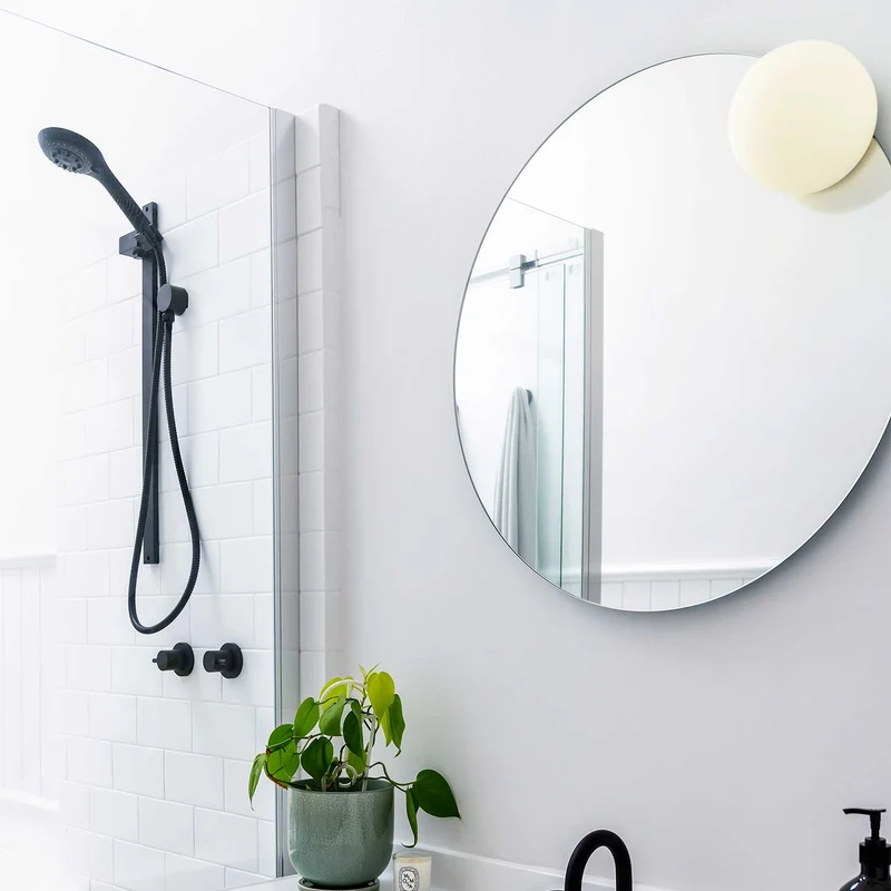 Circ - Applique murale LED IP44 en acier, style minimaliste, Ø 50 ou 70 cm