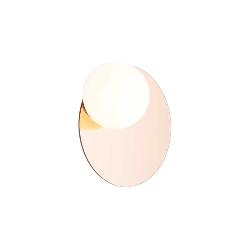 Circ - Applique murale LED IP44 en acier, style minimaliste, Ø 16 cm