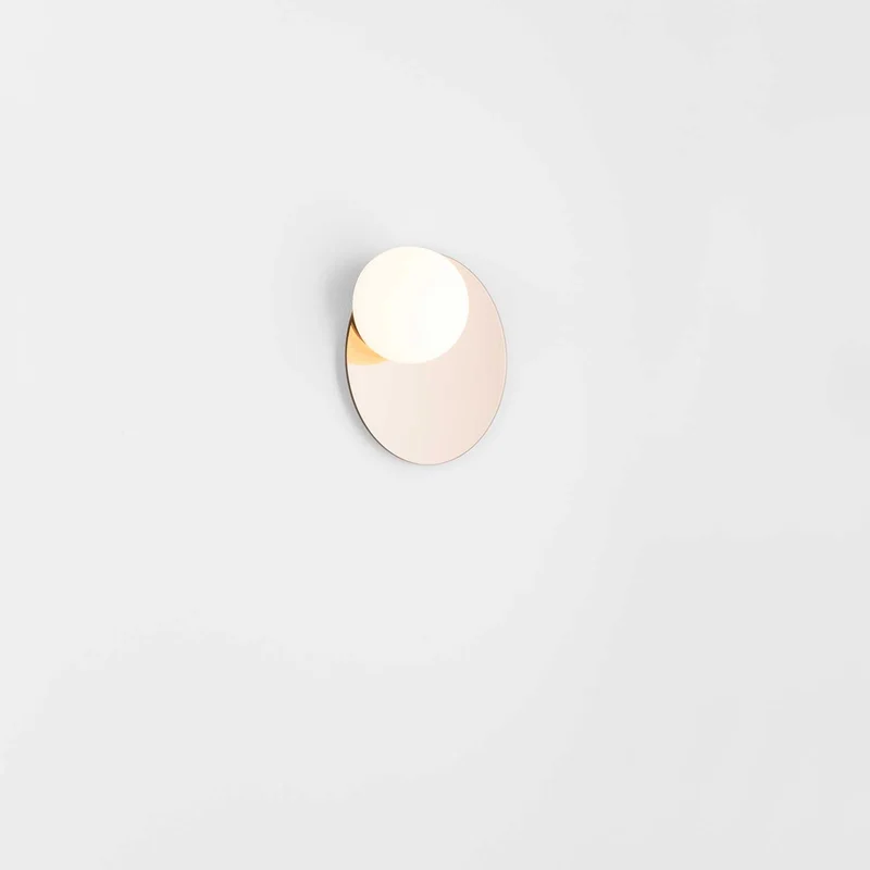 Circ - Applique murale LED IP44 en acier, style minimaliste, Ø 16 cm