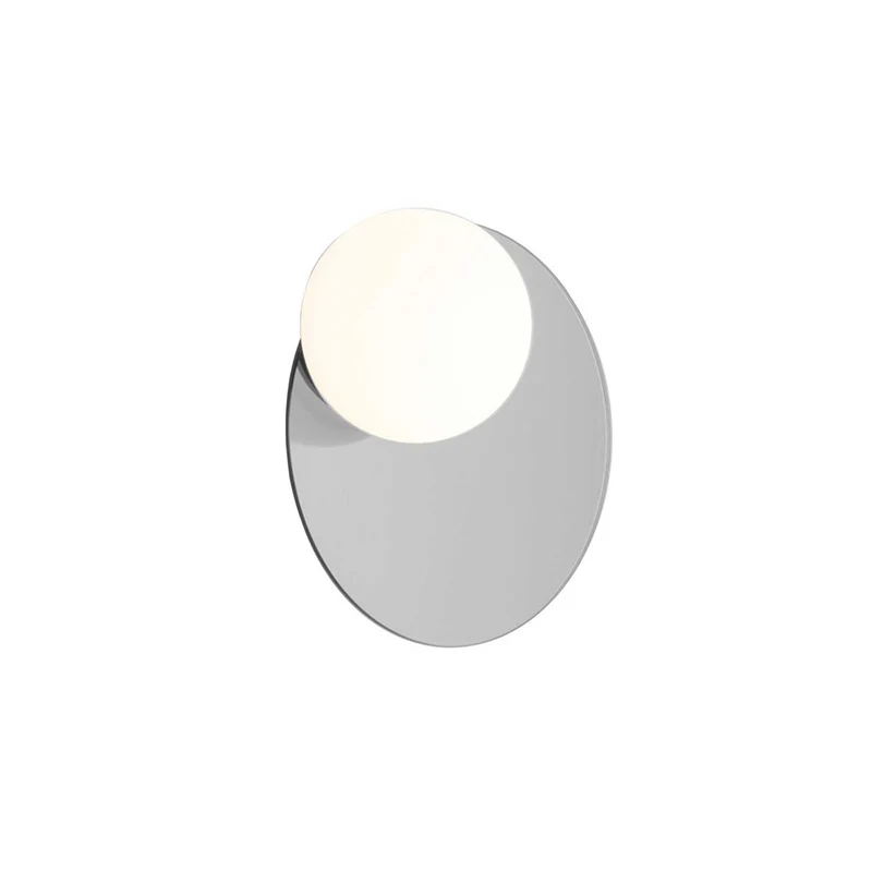 Circ - Applique murale LED IP44 en acier, style minimaliste, Ø 16 cm
