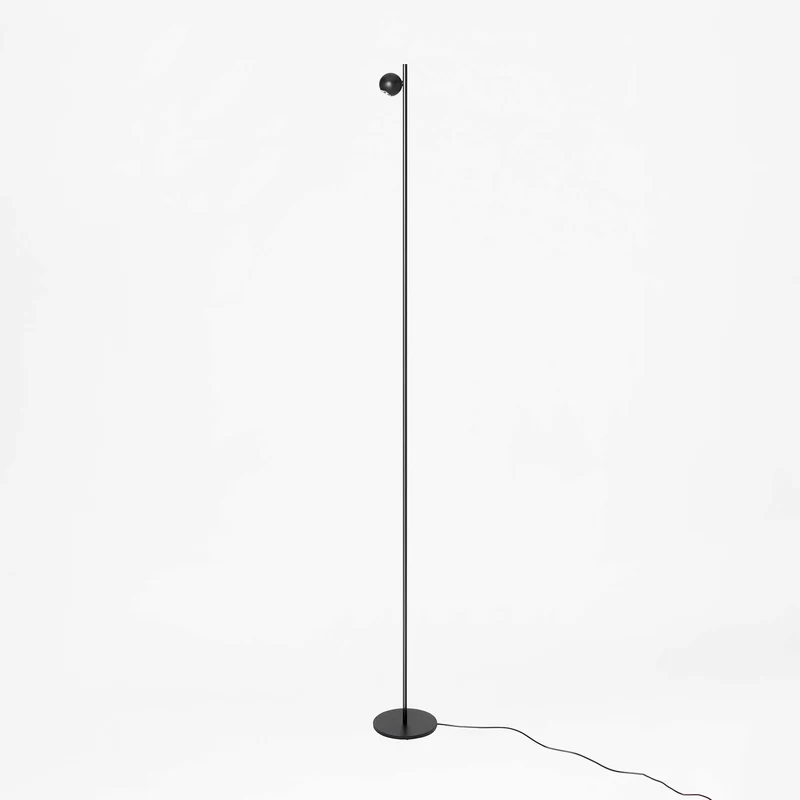 Compass - Lampadaire LED en acier, style minimaliste, H 121 ou 180 cm