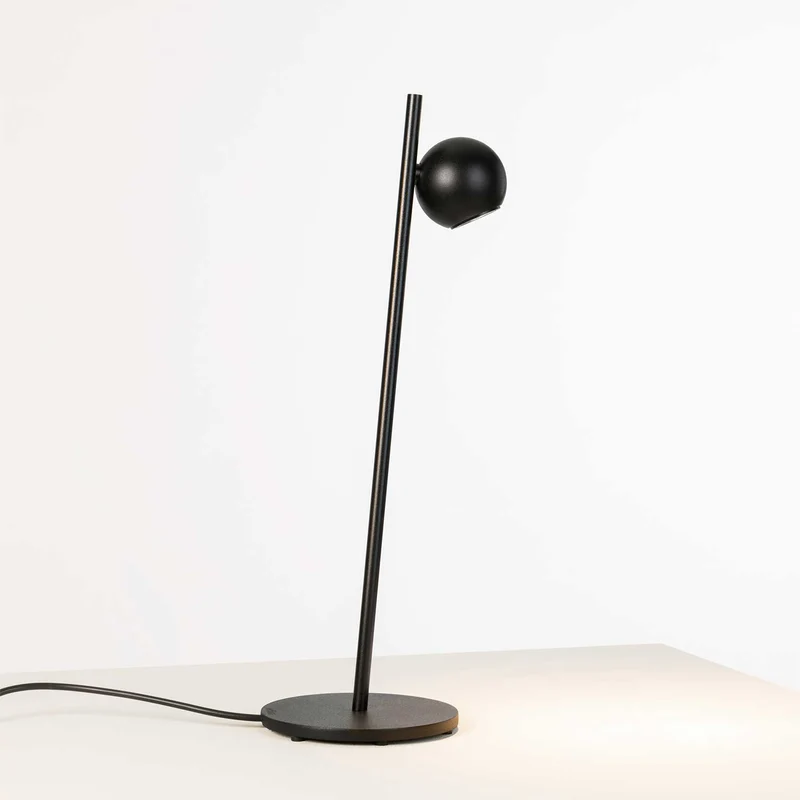 Compass - Lampe à poser LED en acier, style minimaliste, H 40,5 cm