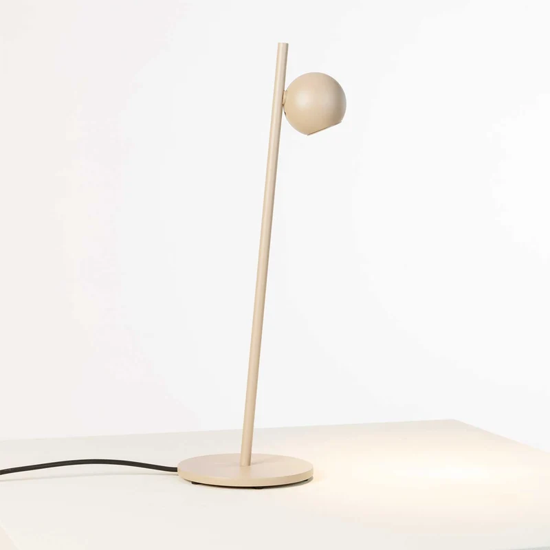 Compass - Lampe à poser LED en acier, style minimaliste, H 40,5 cm