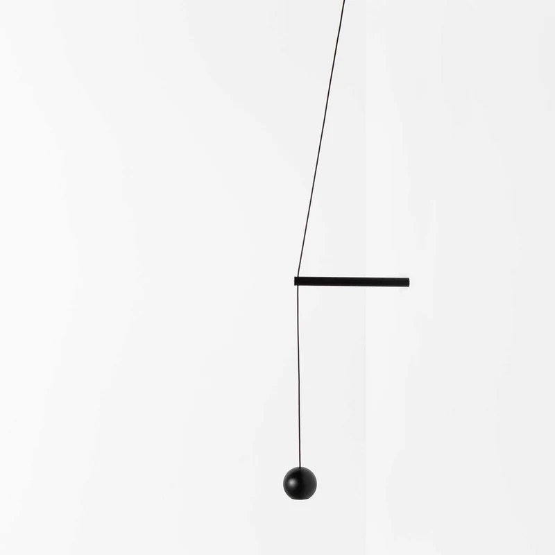 Compass - Applique murale LED en acier, style minimaliste, H 190 cm