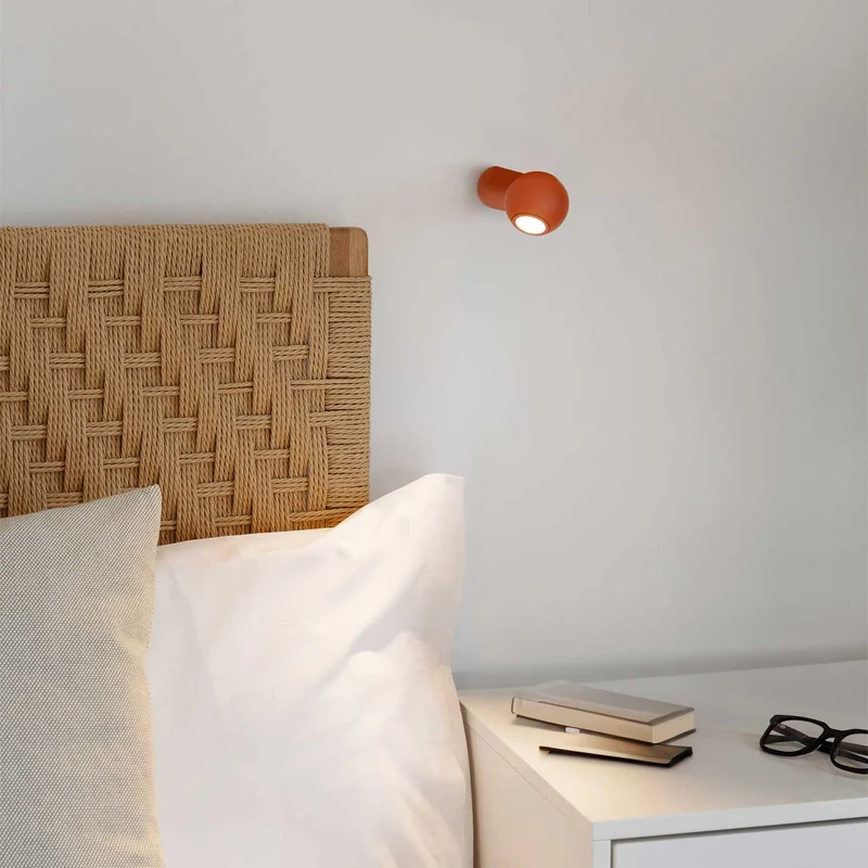Compass - Applique murale LED en acier, style minimaliste, Ø 4 cm