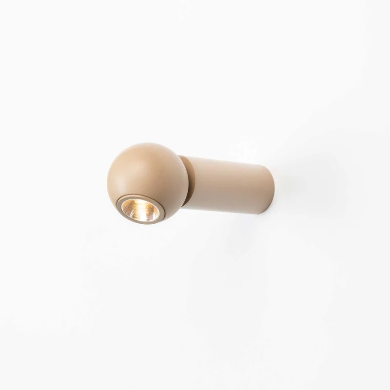 Compass - Applique murale LED en acier, style minimaliste, Ø 4 cm