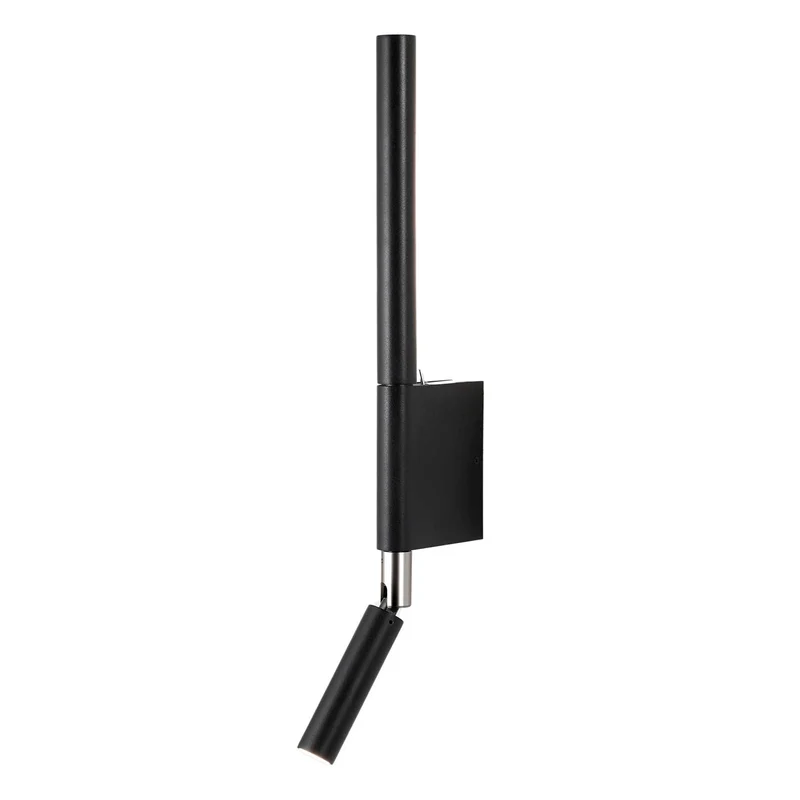 Canut - Applique murale LED en acier, style minimaliste, H 46 cm