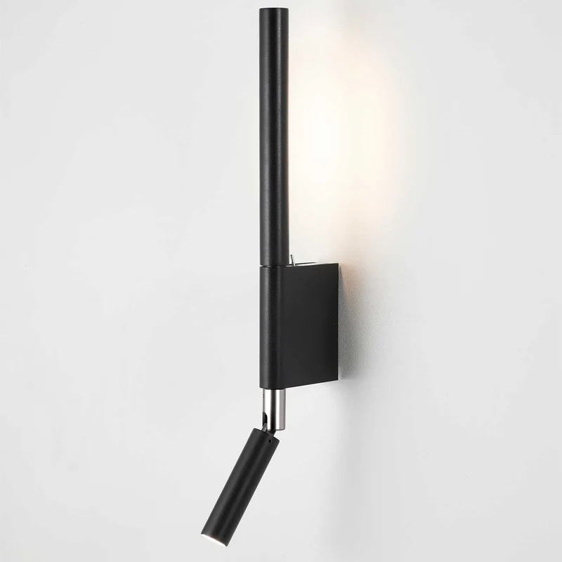 Canut - Applique murale LED en acier, style minimaliste, H 46 cm