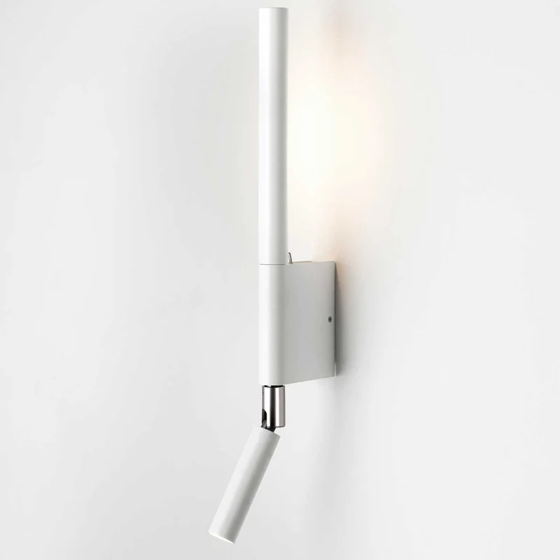 Canut - Applique murale LED en acier, style minimaliste, H 46 cm