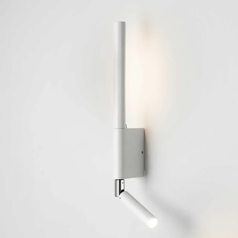 Canut - Applique murale LED en acier, style minimaliste, H 46 cm