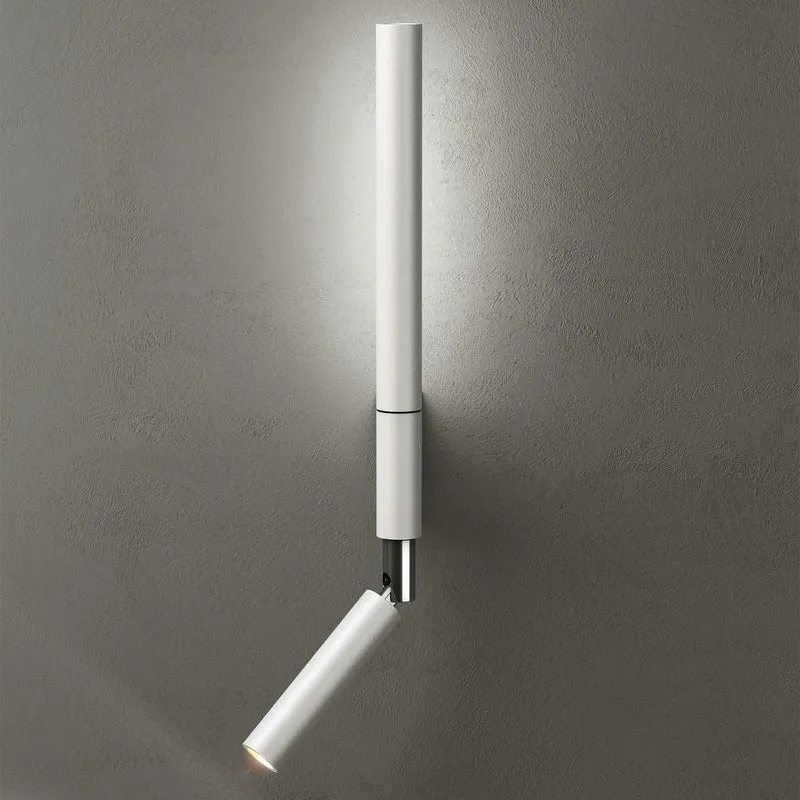 Canut - Applique murale LED en acier, style minimaliste, H 46 cm