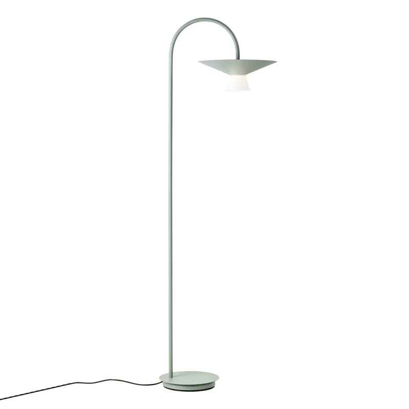 Belt - Lampadaire LED en acier et verre, style minimaliste, H 163,9 cm