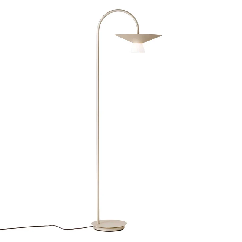 Belt - Lampadaire LED en acier et verre, style minimaliste, H 163,9 cm