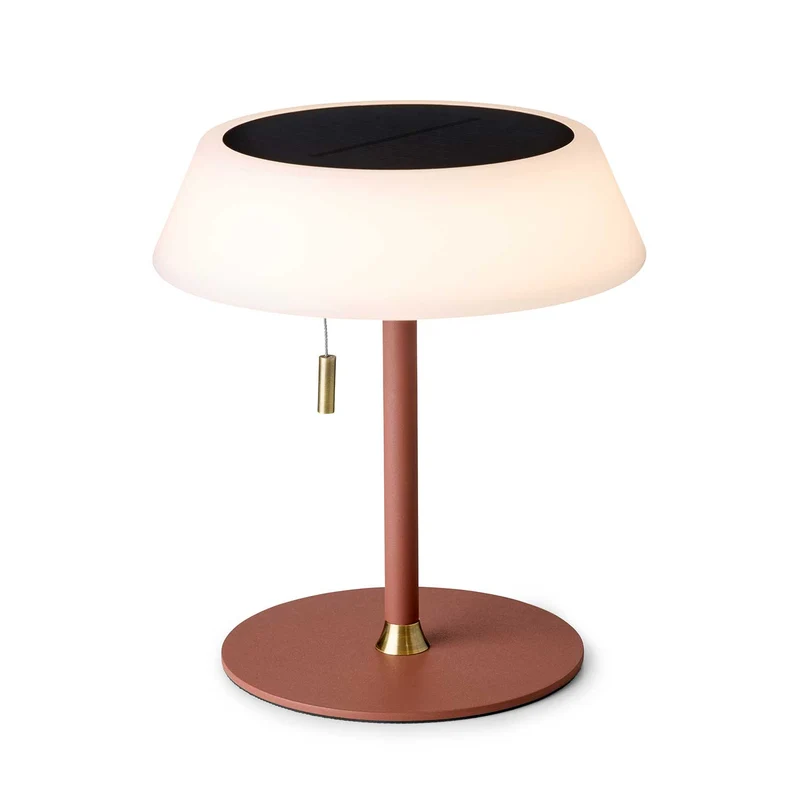 Solar - Lampe solaire LED en métal, style contemporain
