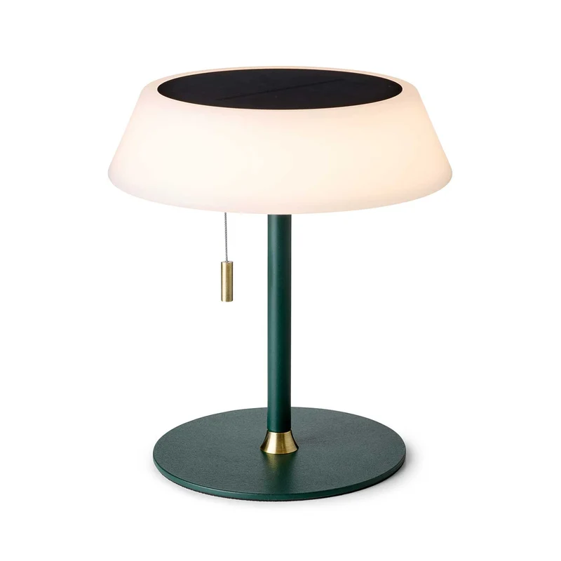 Solar - Lampe solaire LED en métal, style contemporain