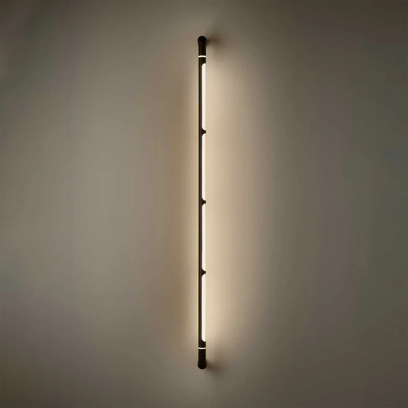 Arco - Applique murale LED IP65 en acier, style contemporain, L 132 à 405 cm