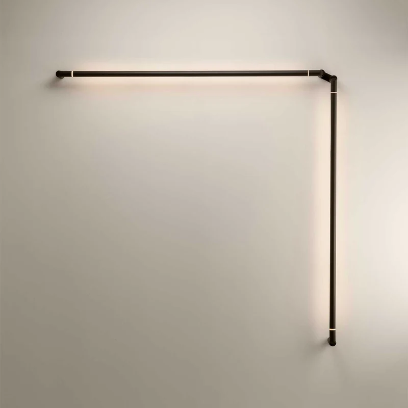 Arco - Applique murale LED IP65 en acier, style contemporain, L 132 à 405 cm