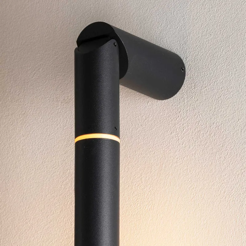 Arco - Applique murale LED IP65 en acier, style contemporain, L 132 à 405 cm