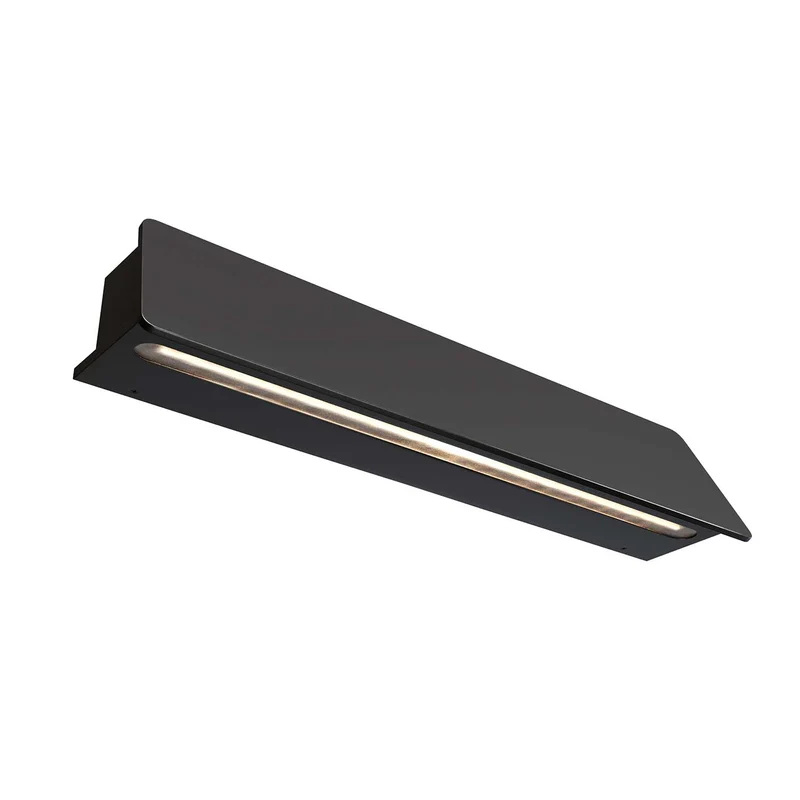 Trupp - Applique murale LED linéaire pour façade en acier, style contemporain
