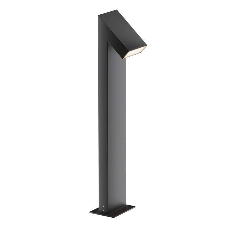 Guss - Borne LED pour allée en acier, style contemporain