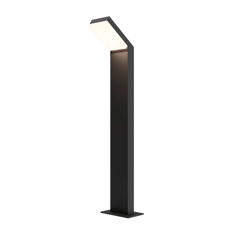 Paso - Borne LED architecturale en acier, style contemporain