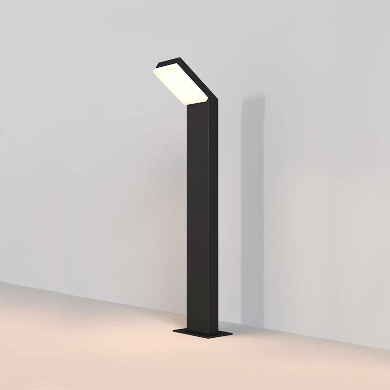 Paso - Borne LED architecturale en acier, style contemporain
