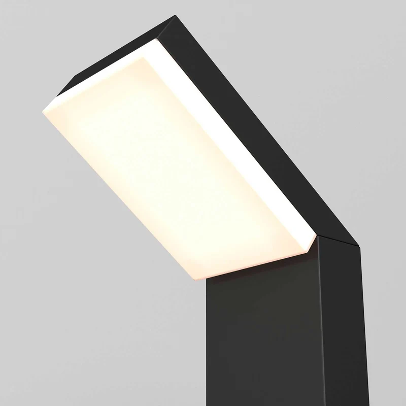 Paso - Borne LED architecturale en acier, style contemporain