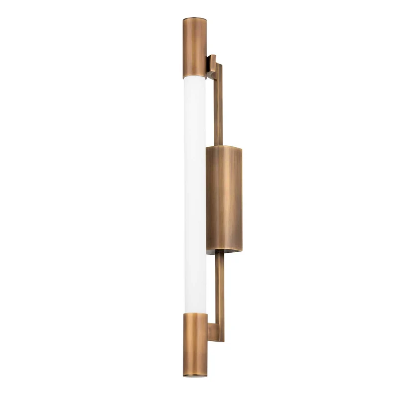 Merced - Applique murale LED en laiton et acrylique, style contemporain