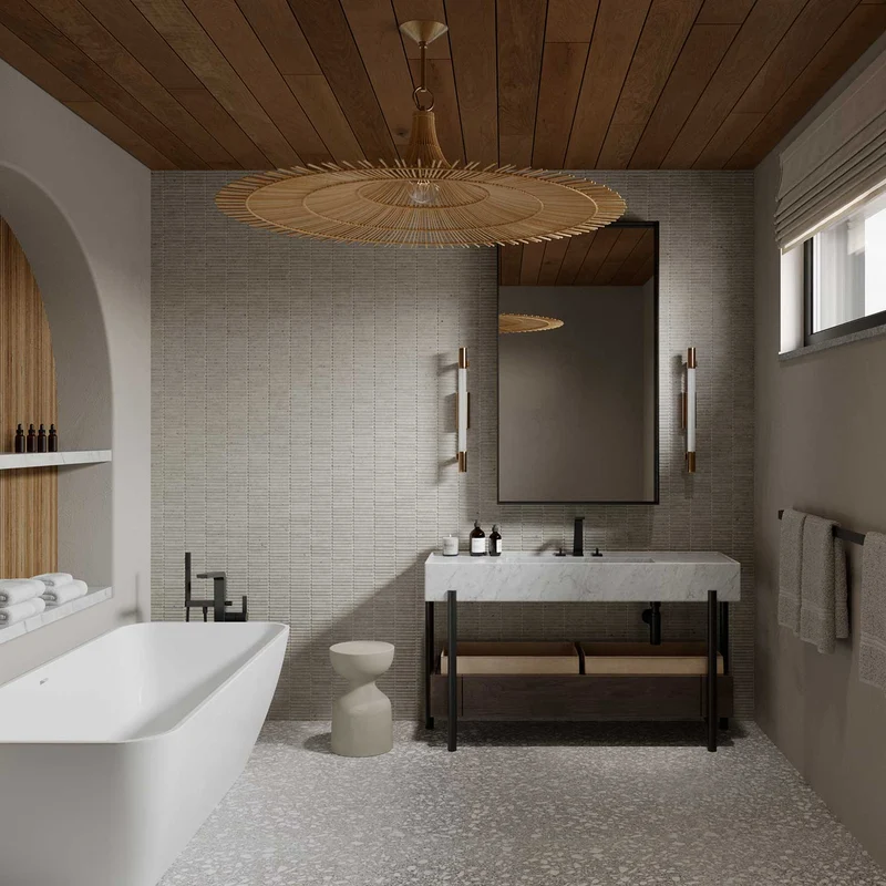 Merced - Applique murale LED en laiton et acrylique, style contemporain