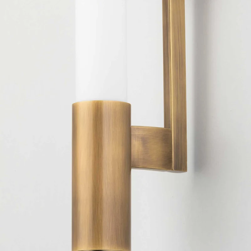 Merced - Applique murale LED en laiton et acrylique, style contemporain