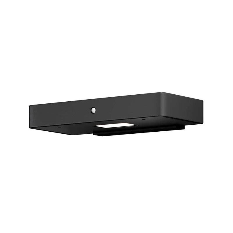 Pir - Applique murale LED solaire ultrafine en acier, style contemporain