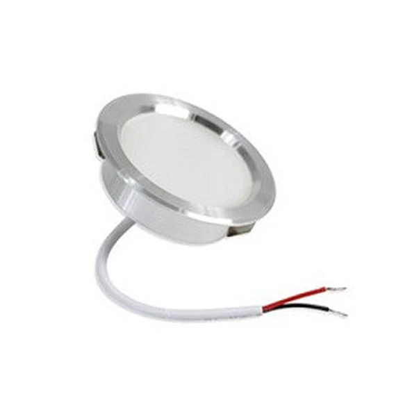 Faretto Led da Incasso Tondo Argento 3W P-60
