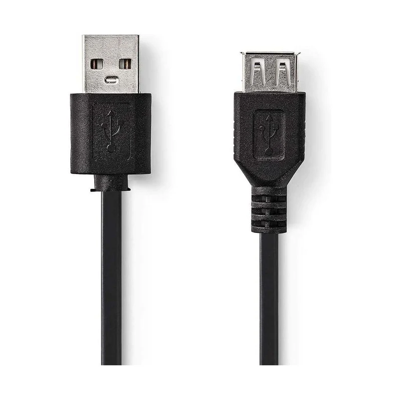 NEDIS Cavo USB-A Maschio - femmina, cavo USB 2.0, velocità 480 Mbps, 1 metro