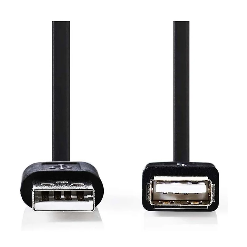 NEDIS Cavo USB-A Maschio - femmina, cavo USB 2.0, velocità 480 Mbps, 1 metro