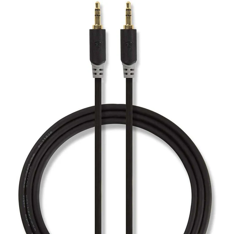NEDIS Cavo audio stereo, cavo audio maschio - maschio 3.5 mm, cavo audio jack da 3.5 mm