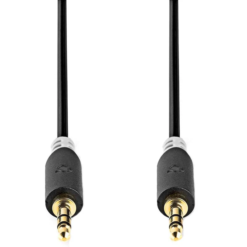 NEDIS Cavo audio stereo, cavo audio maschio - maschio 3.5 mm, cavo audio jack da 3.5 mm