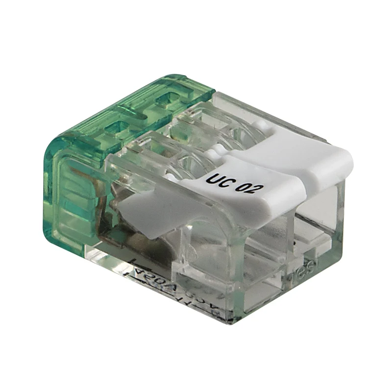 Morsetto Volante a Molla con Leva 2 Cavi Cabur 4mm² – UC02