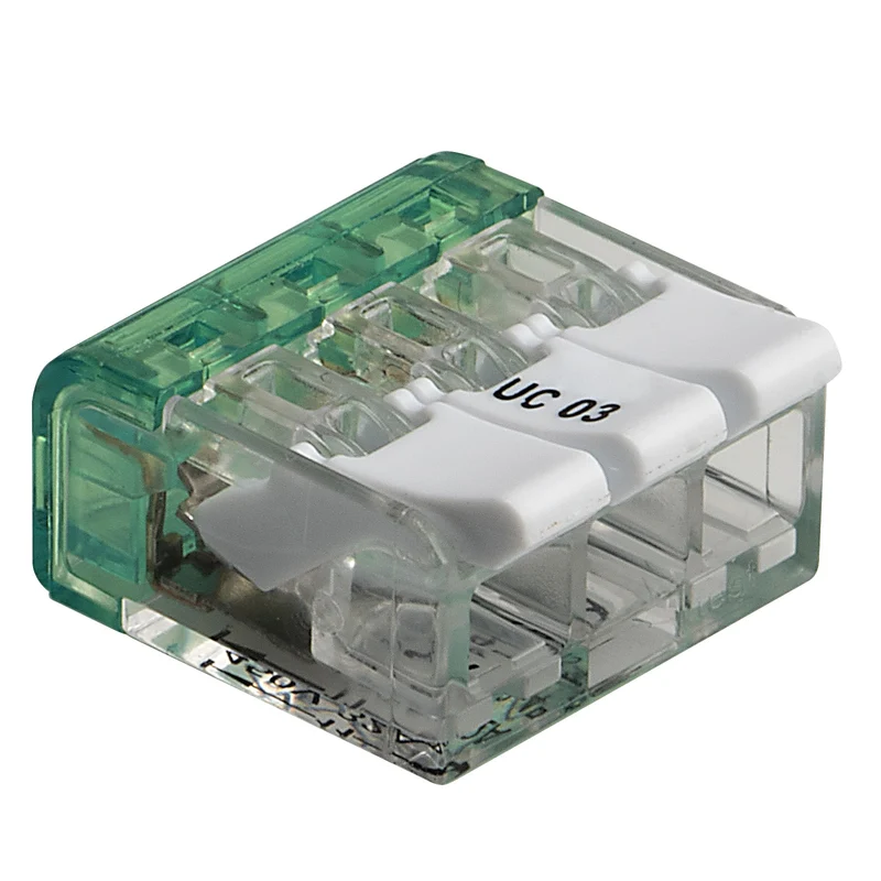 Morsetto Volante a Molla con Leva 3 Cavi Cabur 4mm² – UC03