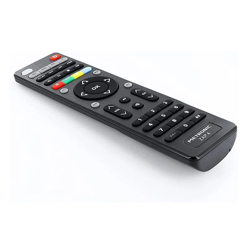 Metronic Telecomando Universale 4 in 1 per TV e Decoder Digitale Terrestre o Satellitare, lettore DVD, Facile da Programmare