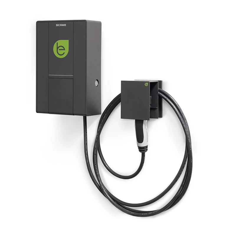 Wall Box con Cavo e Presa Tipo 2 7,4kW 32A Scame Antracite – 205.W17-S0