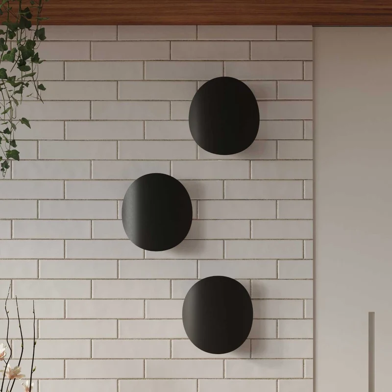 Acrux - Applique murale minimaliste en aluminium noir ou blanc