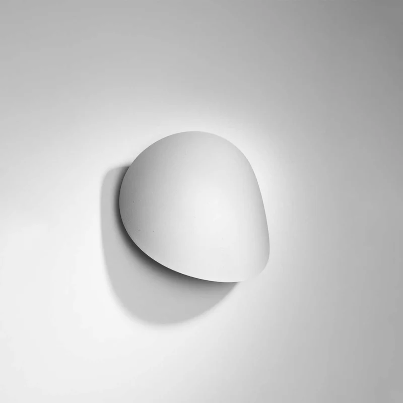 Acrux - Applique murale minimaliste en aluminium noir ou blanc