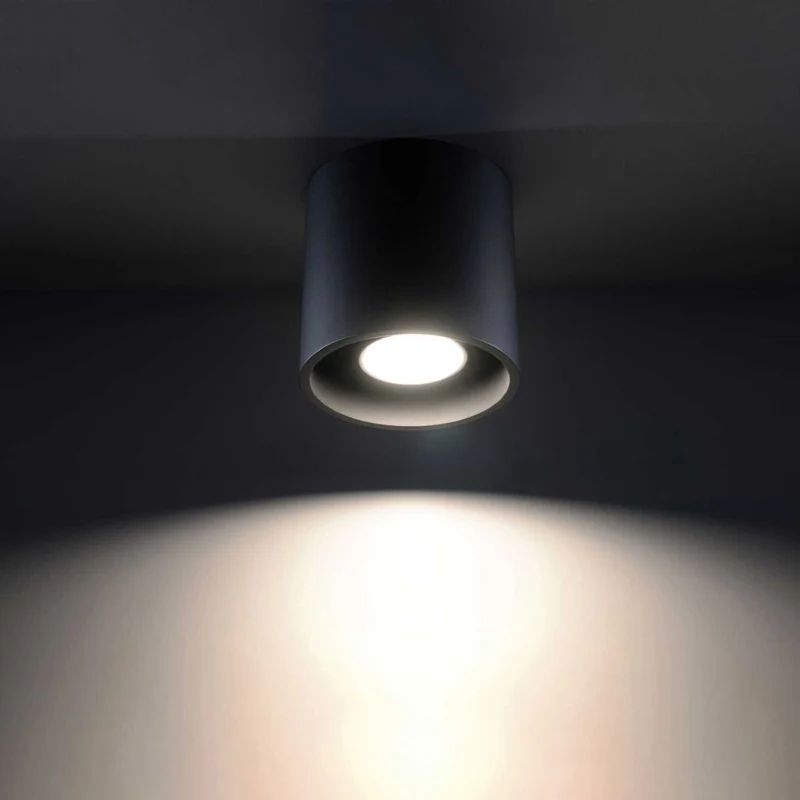 Achernar - Spot en saillie rond en aluminium, bois ou béton